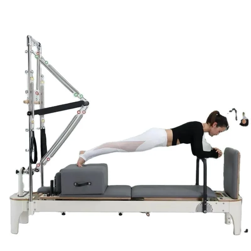YTYIN Home Studio Equipment Training Body Gym Building Custom Yoga Fitness Aluminium Half Tower Pilates Reformer