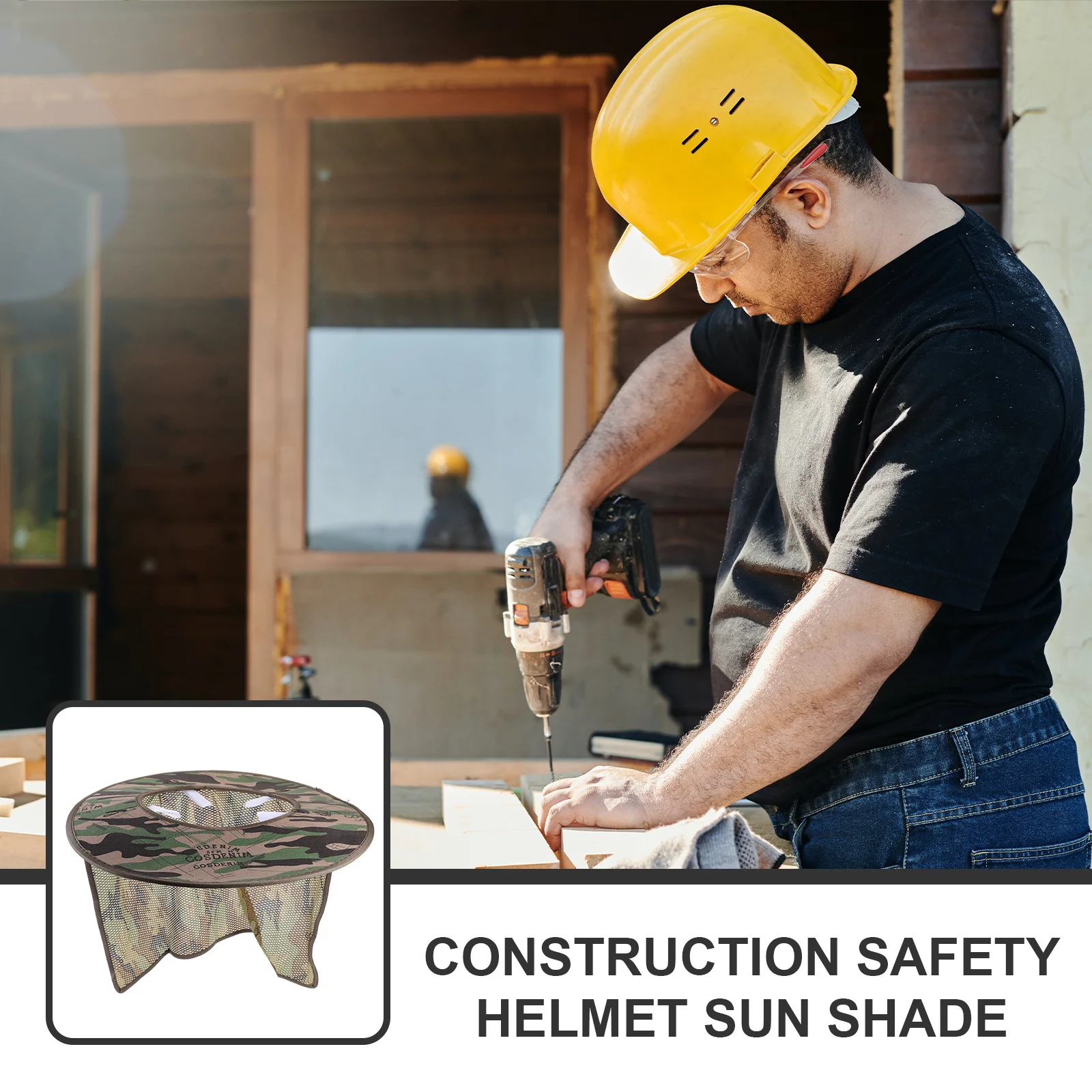 

Construction Safety Sun Shade Detachable Multi-Functional Uv Protection Comfortable Breathable Hard Hat Visor