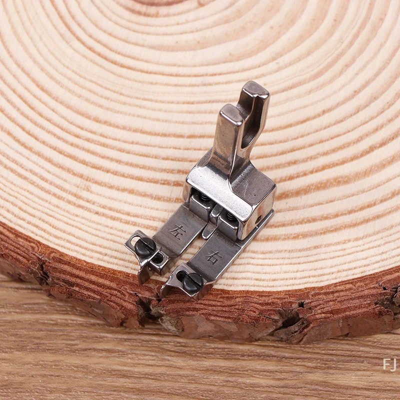 [YU]Left Right Adjustable Guide Positioning Presser Foot Universal Double Compensating Foot Parts For Industrial Sewing Machine