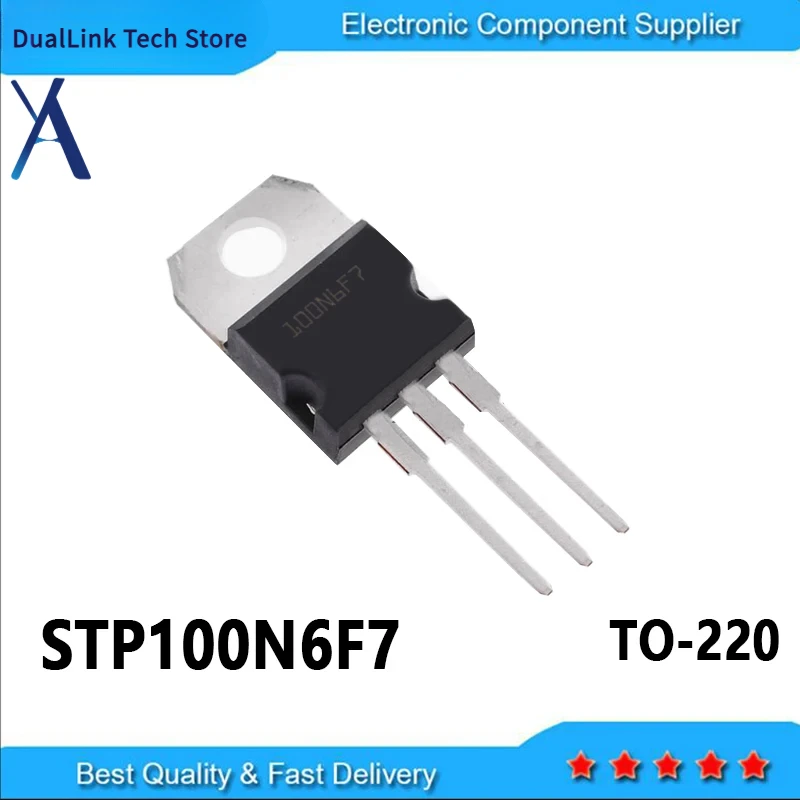 

20PCS New and Original STP100N6F7 TO-220