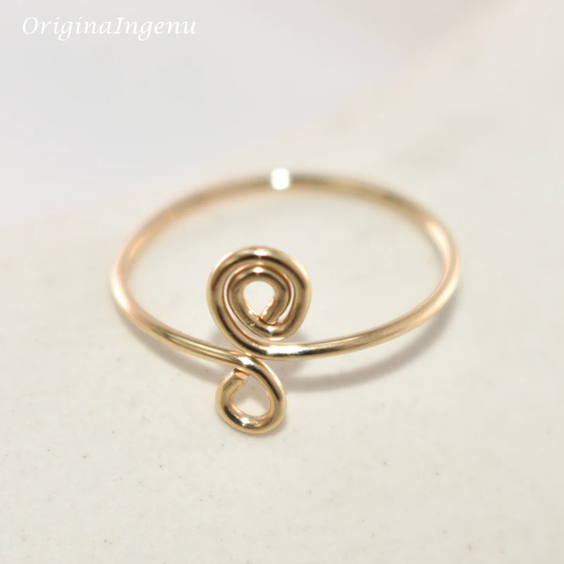925 Silver Toe Ring Grillz Jewelry Handmade Adjustable Anillos Mujer Gold Filled 15mm Hoop Rings For Women Boho Foot Jewelry