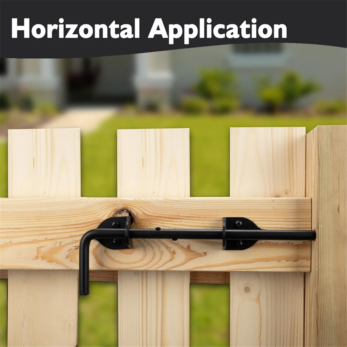 

Versatile Heavy Duty Gate Latche Portable Cane Bolt Door Latch