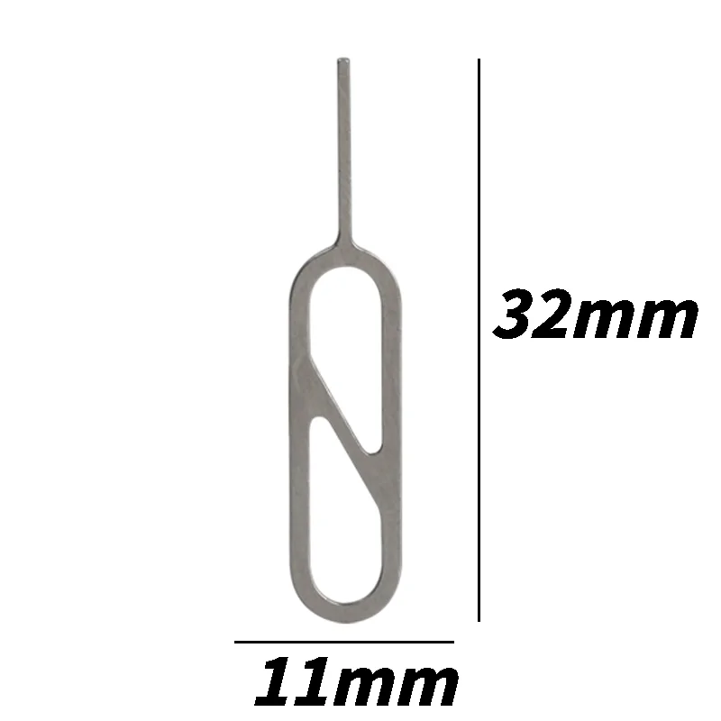 10 Uds bandeja de tarjeta Sim eyector Pin herramienta de extracción de llave para IPhone IPad Samsung Galaxy para Huawei Xiaomi tabletas accesorios Sim
