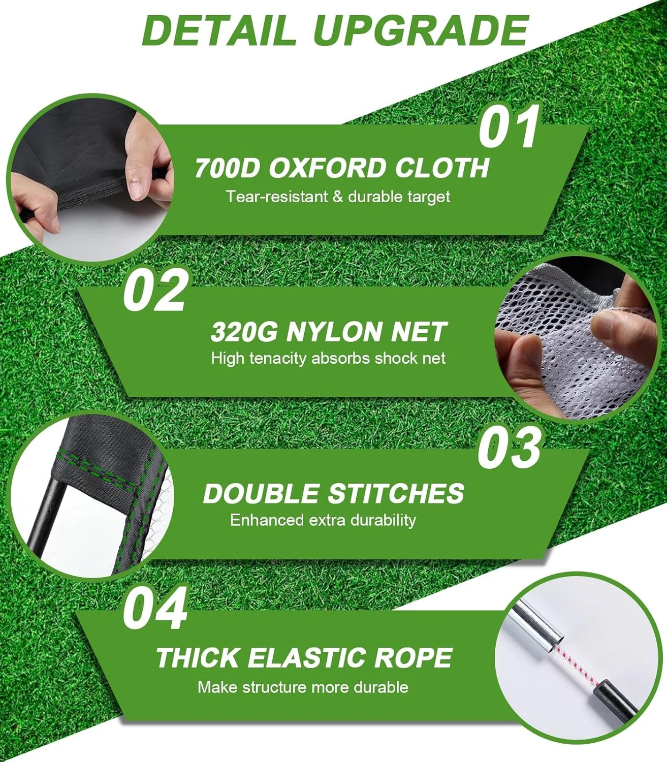 Golf training equipment outdoor foldable golf hitting cage iron practice aid indoor outdoor golf practice net