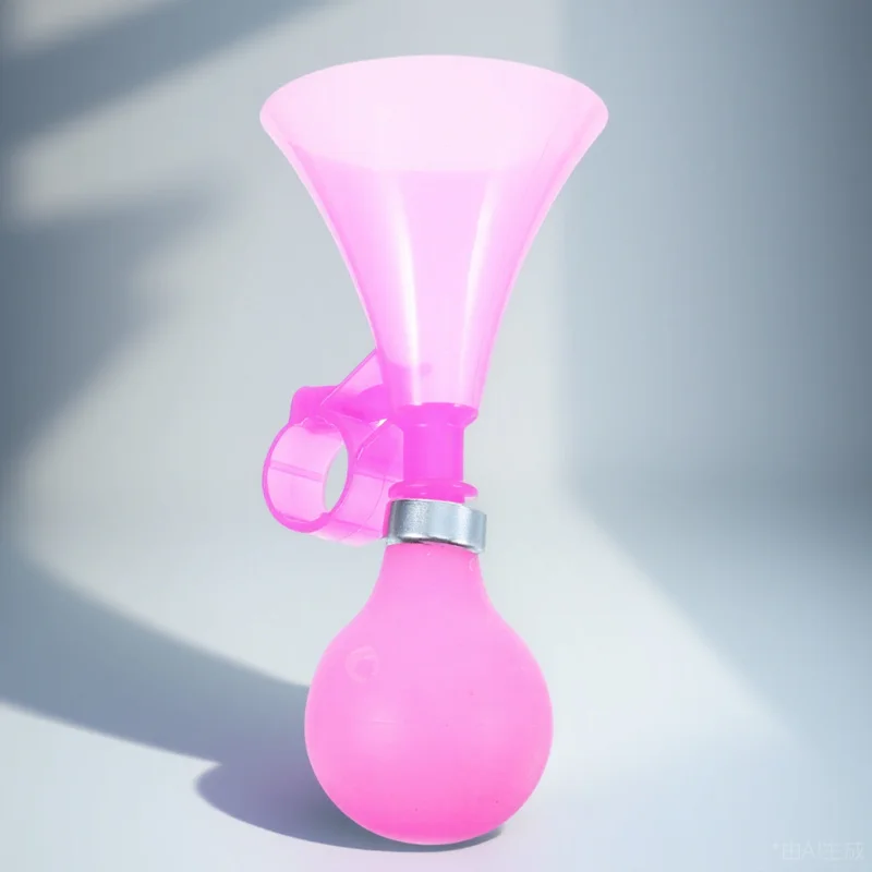 Plastic Air Horn for Bike Kids Loud Sound Bicycle Accessory for Girls Boys Scooter Riding Fun Warning Alert Decorative Horn