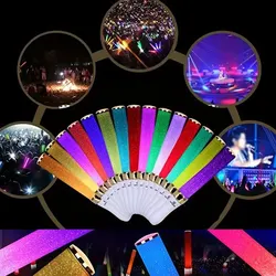 5pcs Colorful LED Glow Stick For Wedding Party, Fluorescent Flashlight LightFor Outdoor Camping Concerts Decor, Birthday Gifts