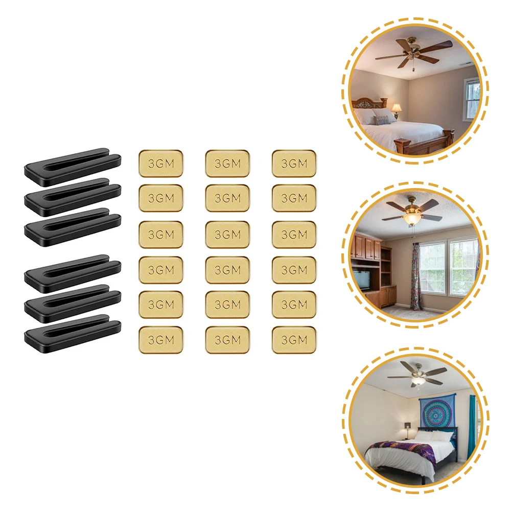 

Ceiling Fan Blades Balancing Kits Fan Balancing Clips Fan Blade Balancing Kit Adhesive Weights Fan Blade Balancing Kit