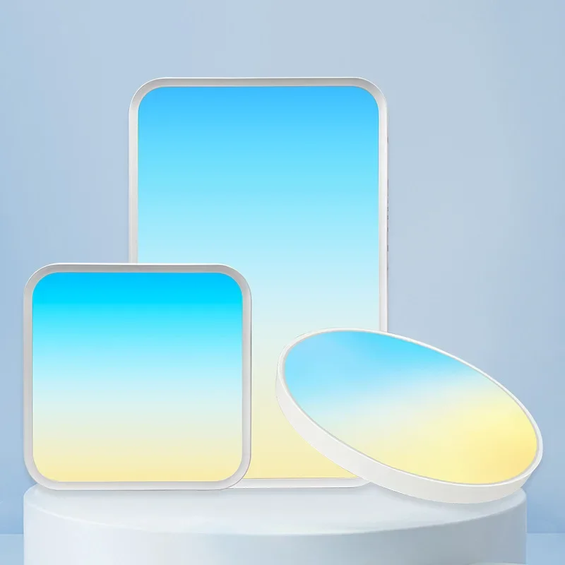 Full spectrum multi-color skyline light eye protection dynamic intelligent blue sky empty bedroom living room ceiling light