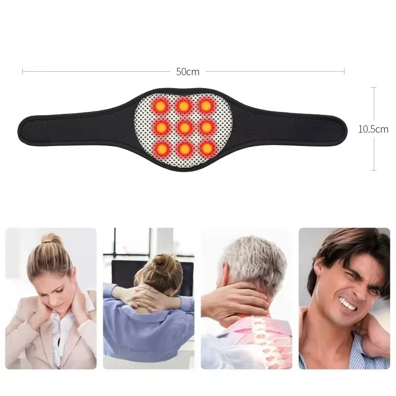 USB Neck Support Brace Self-Heating Magnetic Cervical Massage for Relaxation and Warmth No Need for Electricity Reusable