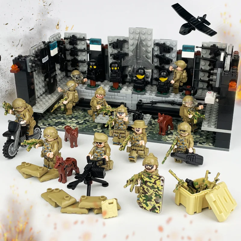 

Children's Building Blocks Toy Mini Figure Humanoid Dolls Cartoon Character Birthday Gift Educational Playset for Kids