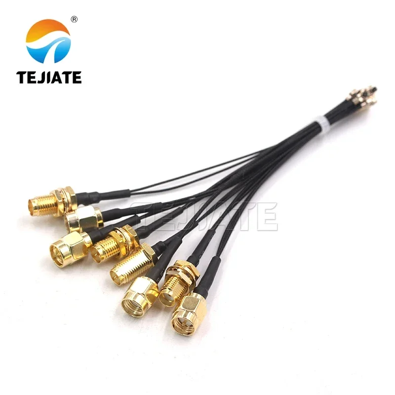 SMA to RF Antena UFL Seat 1st/4th generation one to two adapter cable 10cm 1.13 wire 0.81 wire