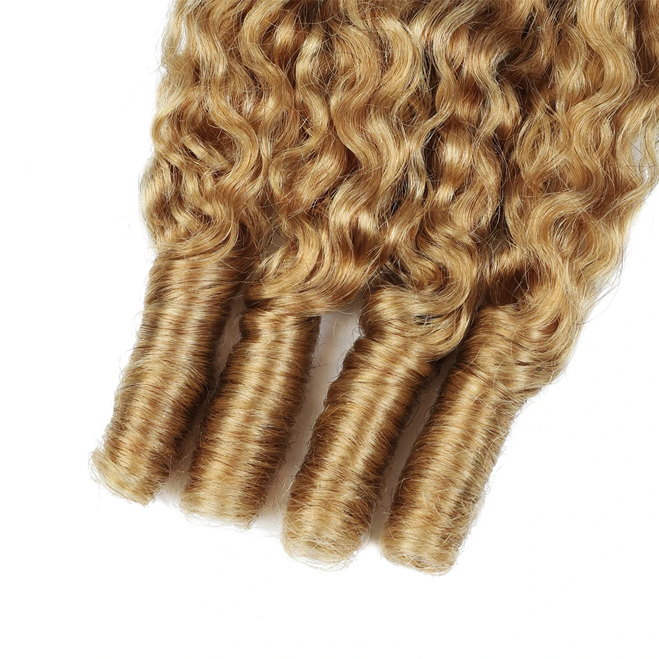 Phashion Birmano Rizado 1/3 Paquetes # 27 extensiones de tejido de cabello virgen crudo ondulado de color, cabello humano 100% rizado hinchable para mujeres, ofertas