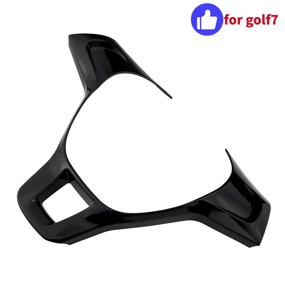 For Volkswagen VW Golf 7 GTI MK7 Jetta MK6 2015 2016 POLO 2014 2015+ Car Steering Wheel Cover Trim Sticker Decoration Acc.