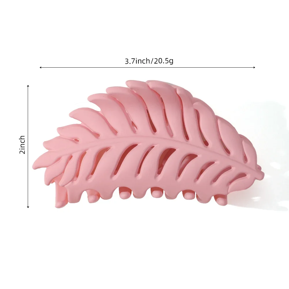 Fashion Women Solid Claw Clip Large Barrette Crab Hair Claws Bath Clip Ponytail Clip Girls Hairpins Headwear Hair Accessories