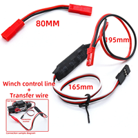 RCXAZ RC Winch CH3 Control Line Panel Remote Controller Receiver Cable Compatible for 1/8 1/10 RC Crawler Car