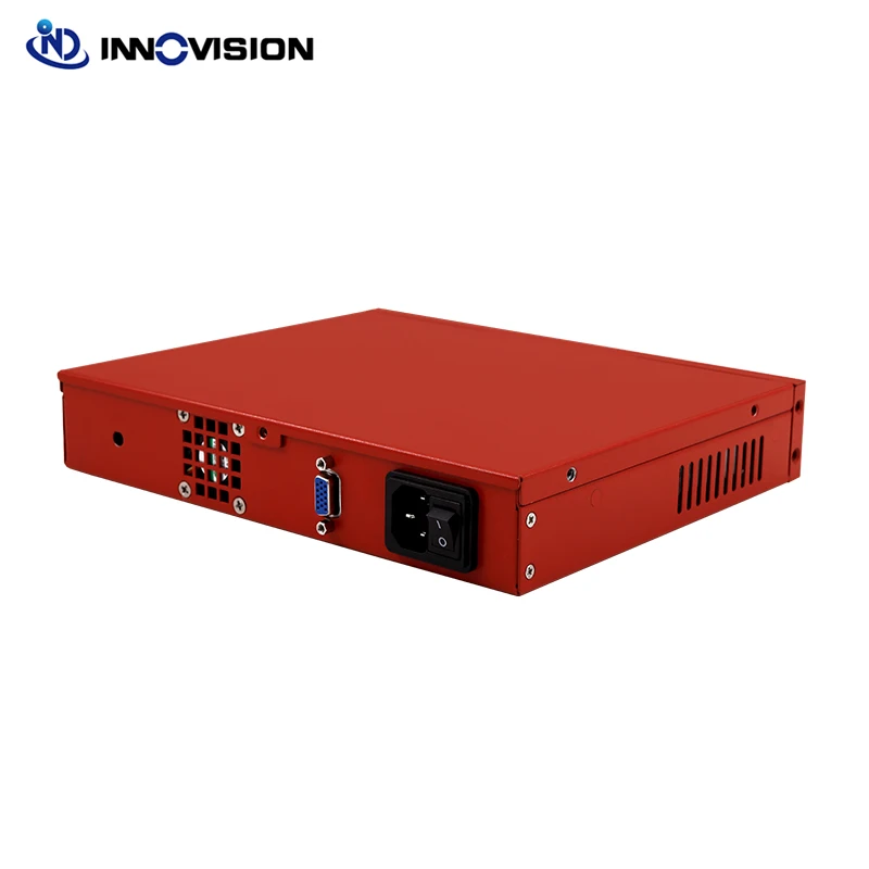 Mini 1U Desktop 4GBe Lans With Quad Core J1900 Processor Network Server Barebone