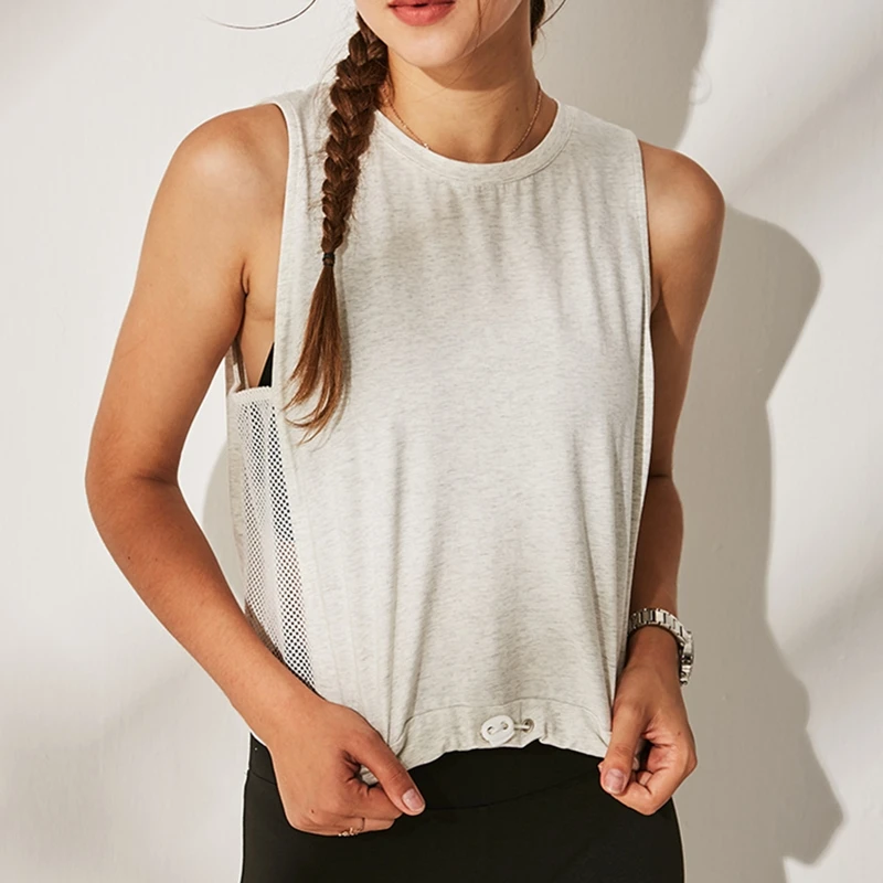 Women's Tank Workout Tops Sports Wear For Women Gym T-shirt Open Back Yoga Top Sport Blouses Woman Fitness Shirt Female Jersey