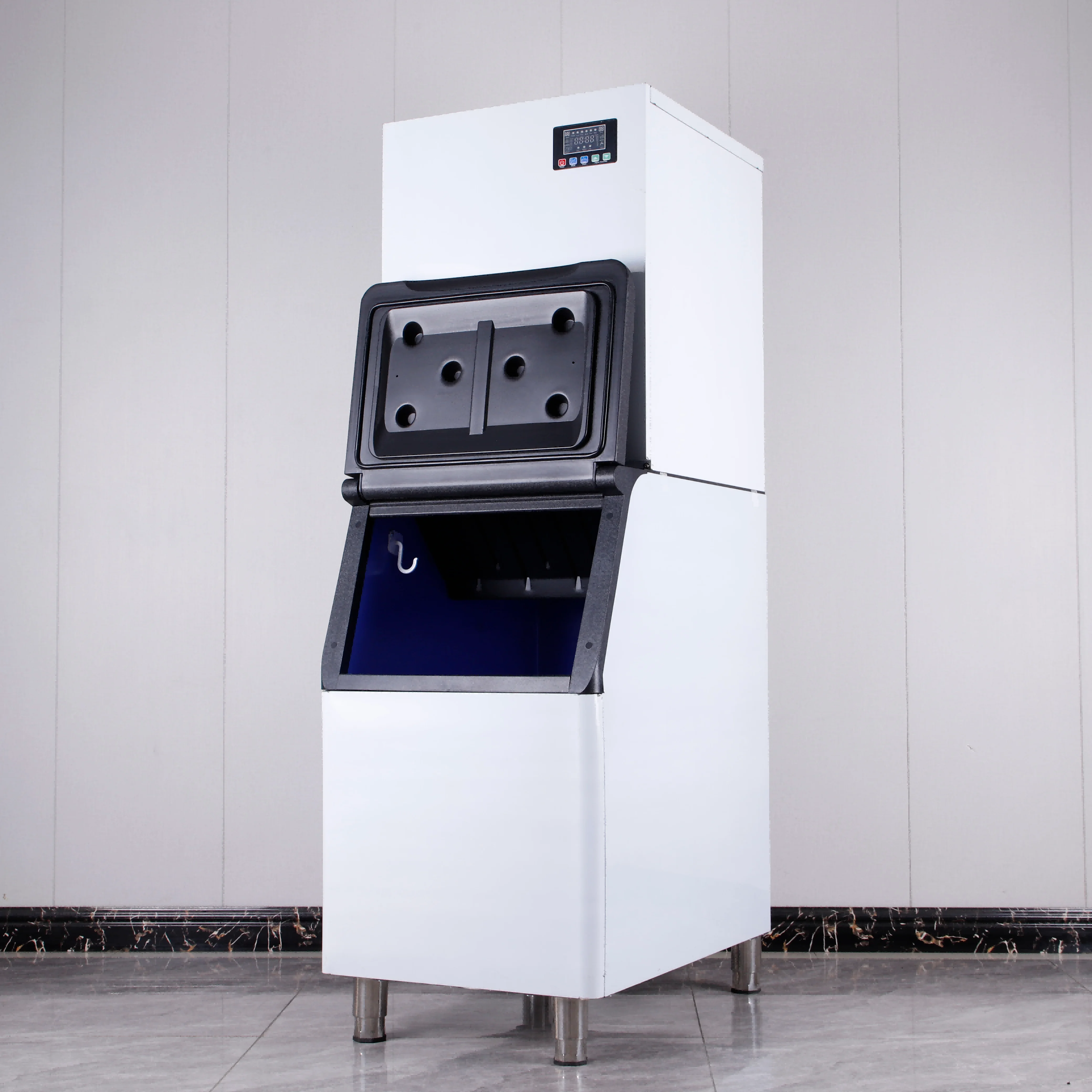 418kg/24h Air-cooled and Water-cooled Dual Use Ice Machine Commercial Multi-function Cube Ice Maker