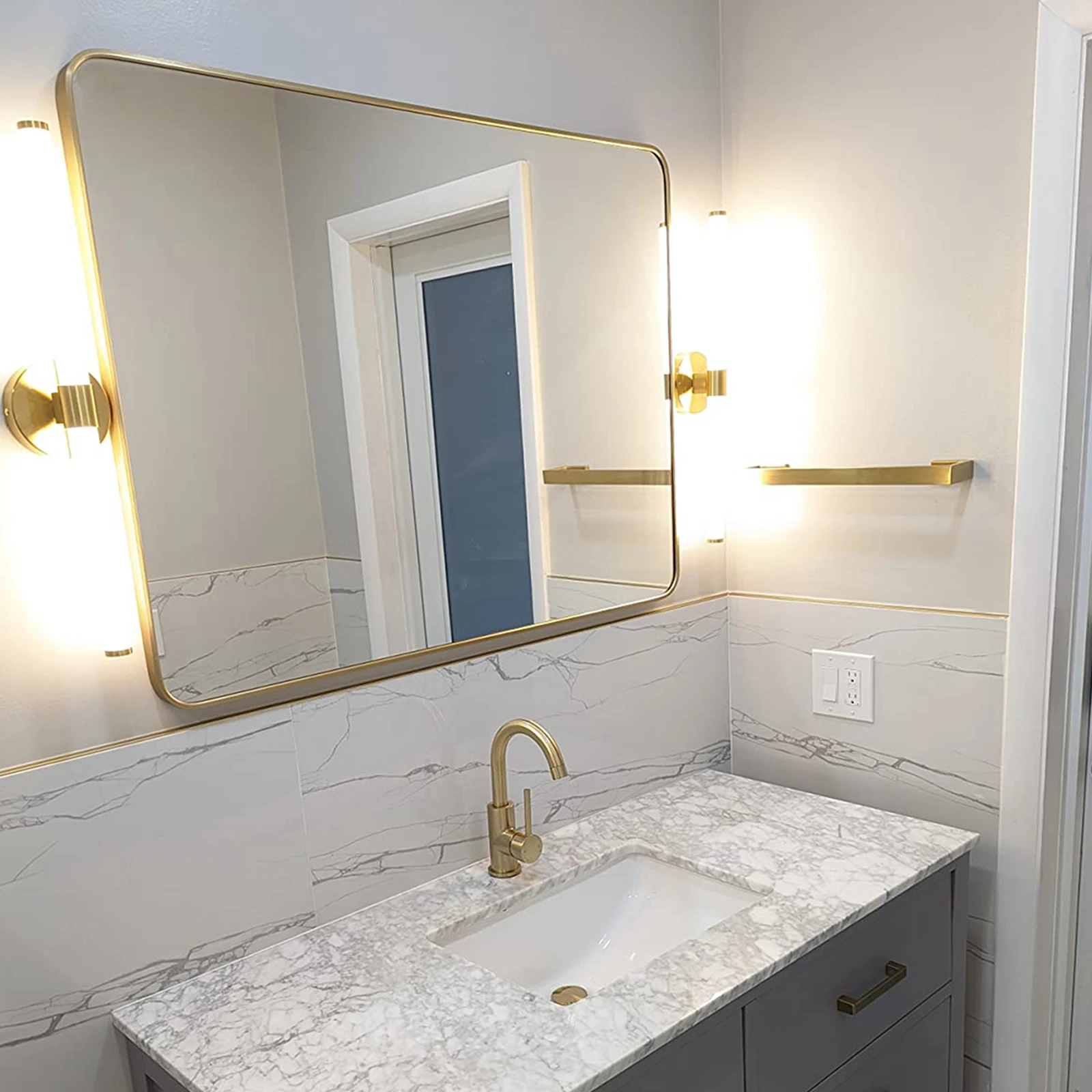 4 قطعة مجموعة حامل المناشف المثبتة على الحائط نحى الذهب المصقول الكروم نحى النيكل منشفة بار اليد حامل ورق المرحاض خطاطيف المناشف