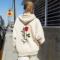 Rose Autumn Winter Sweatshirt Graphic Zip up Hoodies Y2k Vintage Jacket Women Men Zipper Cardigan Hoodies Streetwear