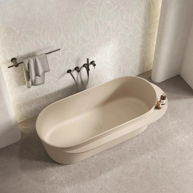 

Artificial stone integrated bathtub Family B & B Hotel bathroom Separate single and double bath
