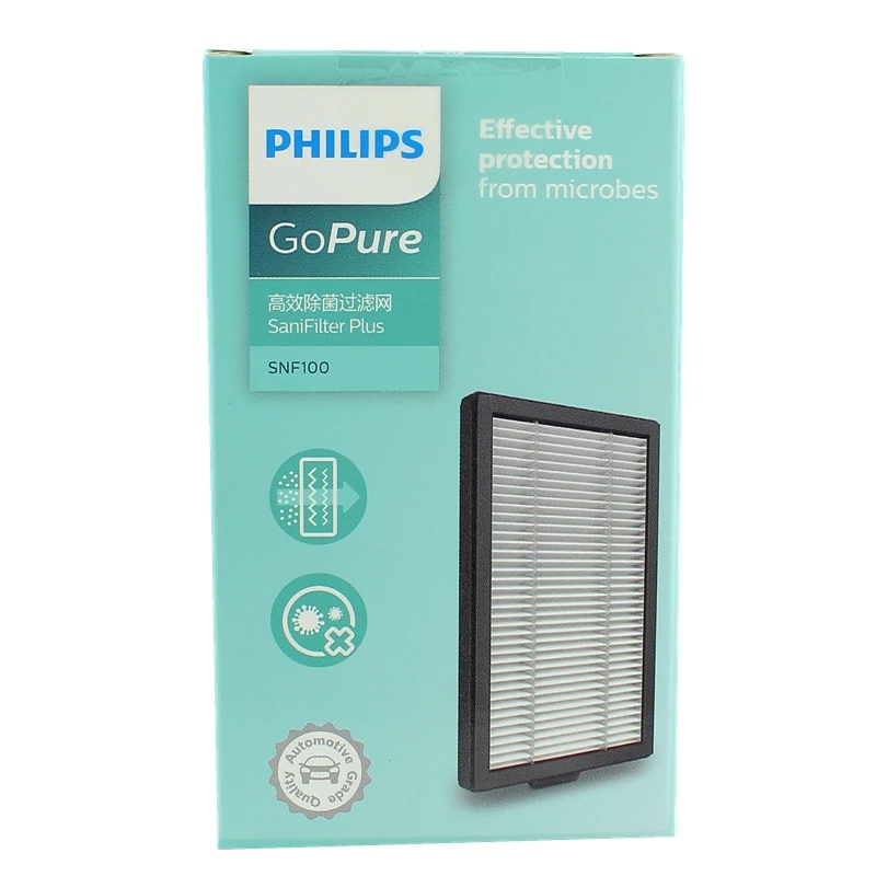 Philips GoPure vervangingsfilter SaniFilter Plus 100 voor auto-luchtreinigers uit de series 5601, 5602, 5603 en 5611, 5612, 5613