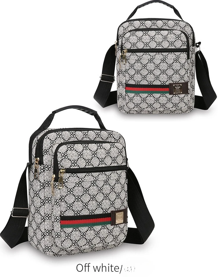 Herren-Umhängetasche, mehrschichtig, große Kapazität, wasserdicht, Oxford-Material, lässig, für Business, Schultertasche, Messenger-Tasche für Reisen und den täglichen Arbeitsweg – Detail 11