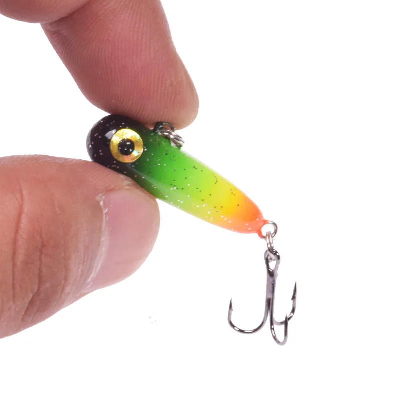 1 cebo de lápiz hundido 3 cm 2,8 g micro cebo swinger plástico cebo duro artificial lubina trucha equipo de pesca