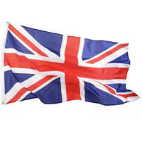British UK Flag United Kingdom Union Jack 90x150cm Polyester Printed Brass Grommet National Great Britain GB Flags Banners