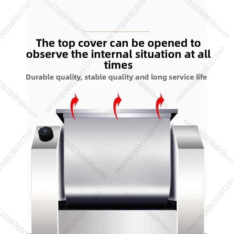 كعكة خلط الدقيق الصغيرة المنزلية المصنوعة من الفولاذ المقاوم للصدأ عموديًا مع آلة العجين