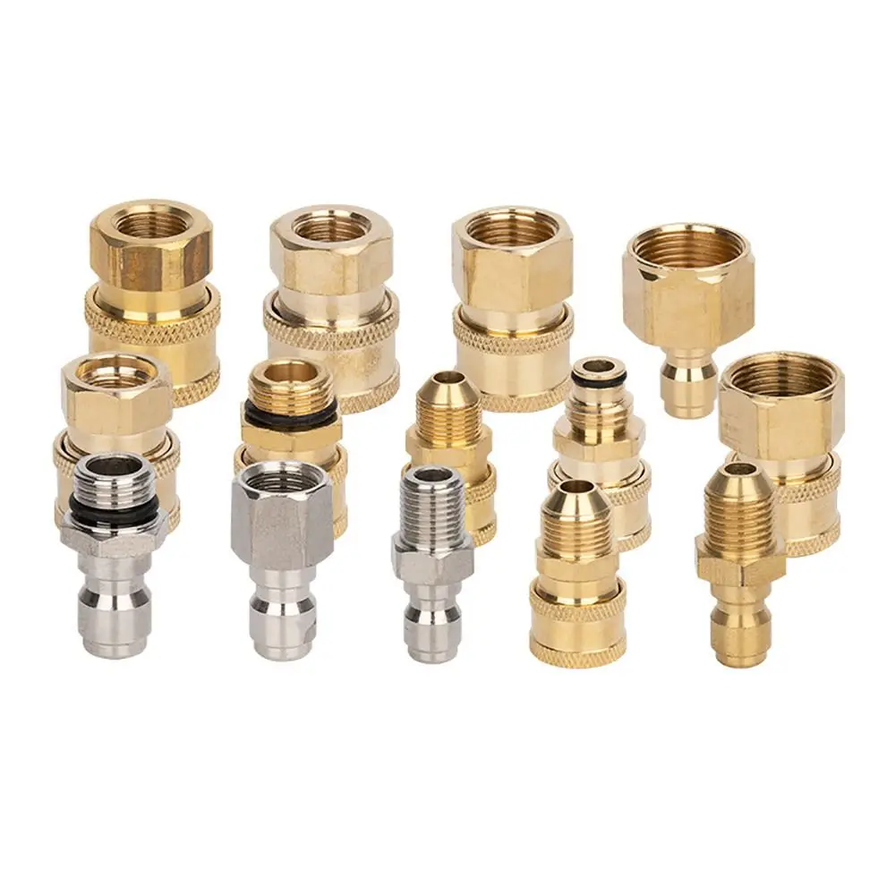 1Pcs Quick Release G1/4 Pressure Washer Adapter Set Adjustable 1/4 Inch Spray Sprinkler Quick Connector Couplers Swivel