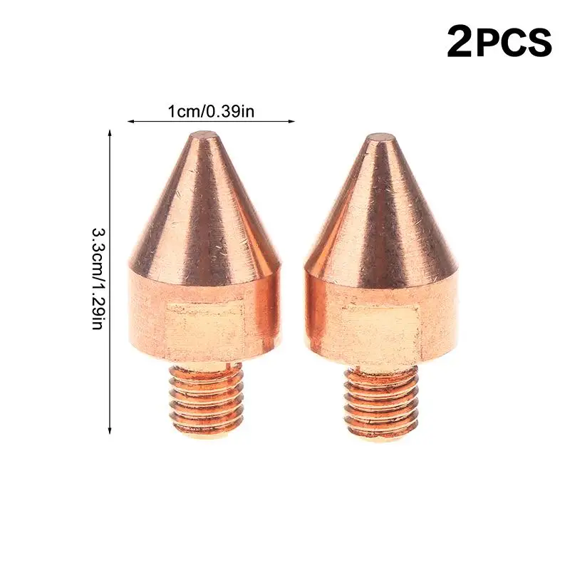 

2Pcs Resistance Spot Welding Tips Electrodes For Welding Thickness 0.6-1.5mm Steel Plat CE Portable Spot Welder.