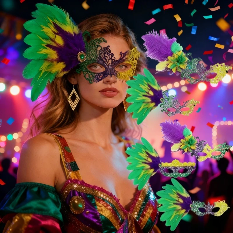 

Головной убор с индийскими перьями, красочный карнавальный костюм, головной убор для выступлений, используемый для вечеринок и фестивальных украшений