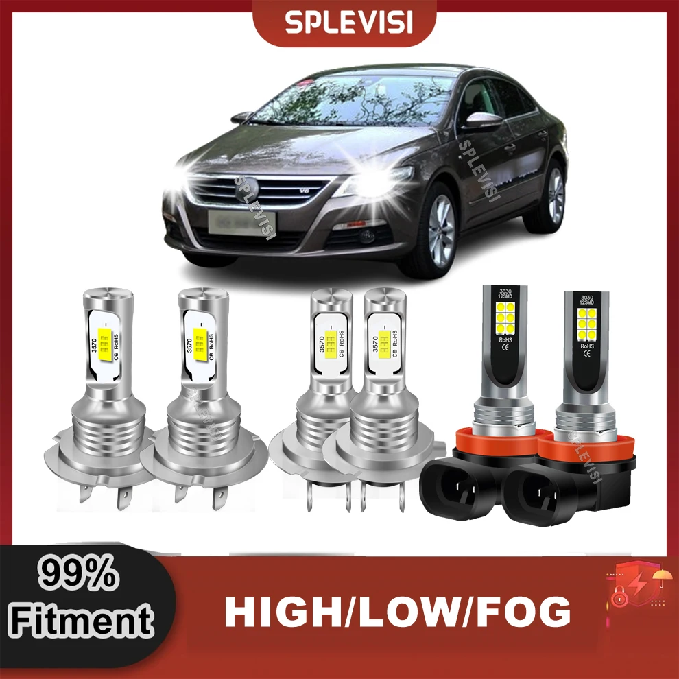 Auto reflektor LED samochodowy H7 H7 H11 światła drogowe martwa wiązka światła przeciwmświetlnego dla VW Passat CC 2008-2012 Touran 2003-2007