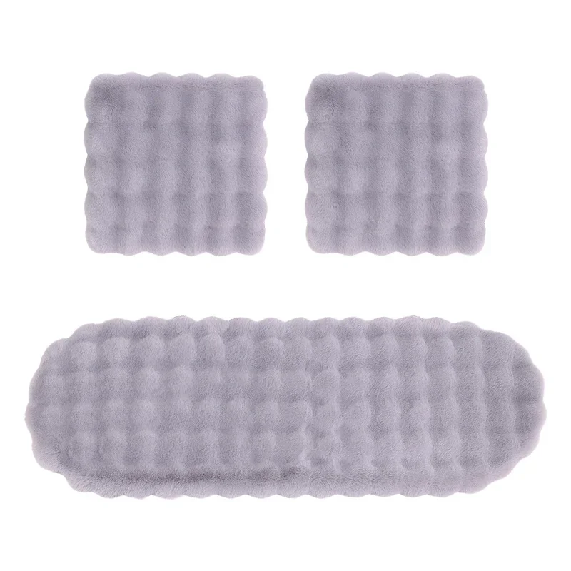 Universal Winter Car Seat Cushion Imitation Rabbit Fur Car Seat Cover Thick Plush Soft and Warm  Plush Car Seat Cushion