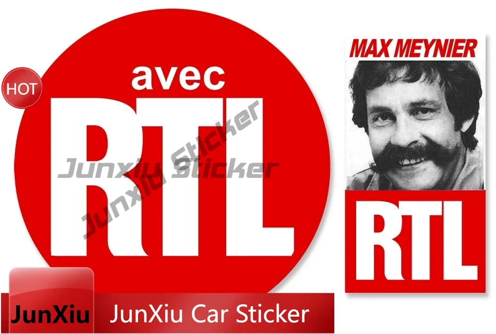 Vinyl Decal RTL with MAX MEYNIER Truck For Helmet Long Lasting Color Weatherproof Fade Resistant Helmet Stickers