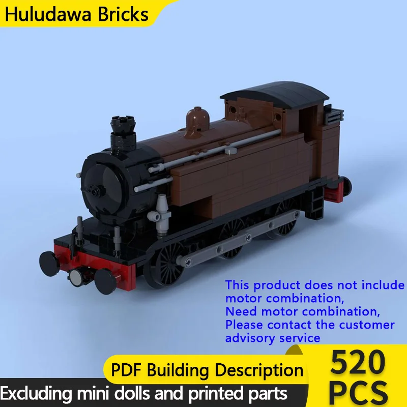

City Car Model MOC Building Bricks Railway E2 Class Steam Locomotive Modular Technology Gifts Holiday Assemble Children Toy Suit