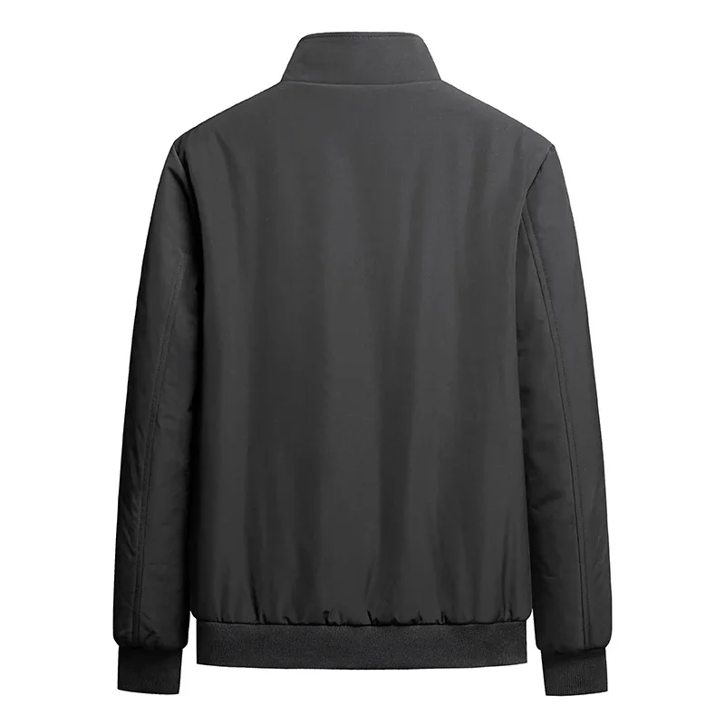 Chaqueta gruesa a prueba de viento para hombre, abrigo cálido con cuello levantado, ideal para exteriores, negocios y ocio, M-8XL, invierno, 2024