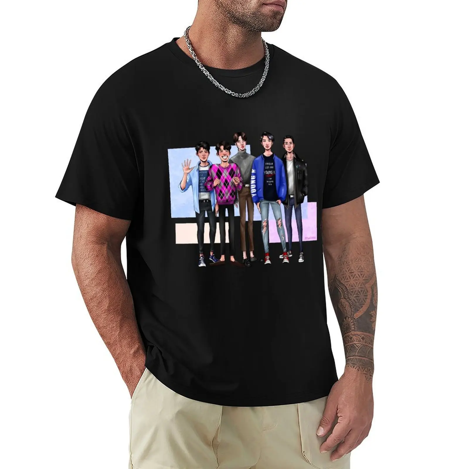 

day6 T-Shirt Big and Tall Crew Neck Tee