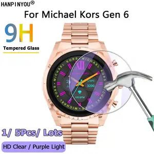 Smartwatch Hard Tempered Glass Protective Film For Michael Kors Gen 6 Bradshaw Smart Watch Screen Protector Cover Accessories Smart Accessories AliExpress