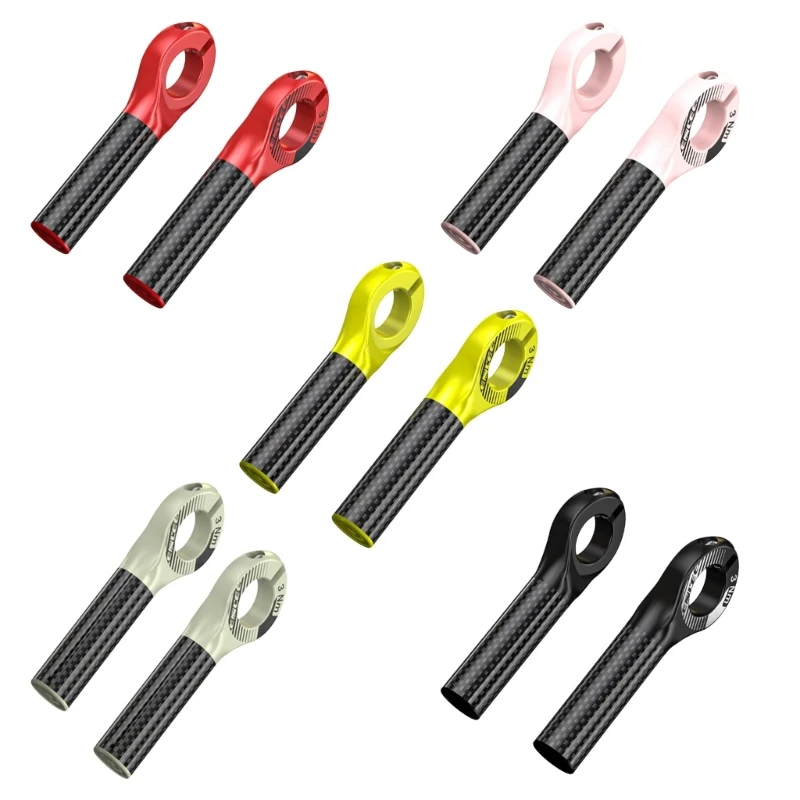 

1 Pair Mountain Road Bikes Handlebar Bar End 22.2mm Bike Bar Extender Bar Ends Bicycles Bar Ends Carbon Fiber Bar Ends