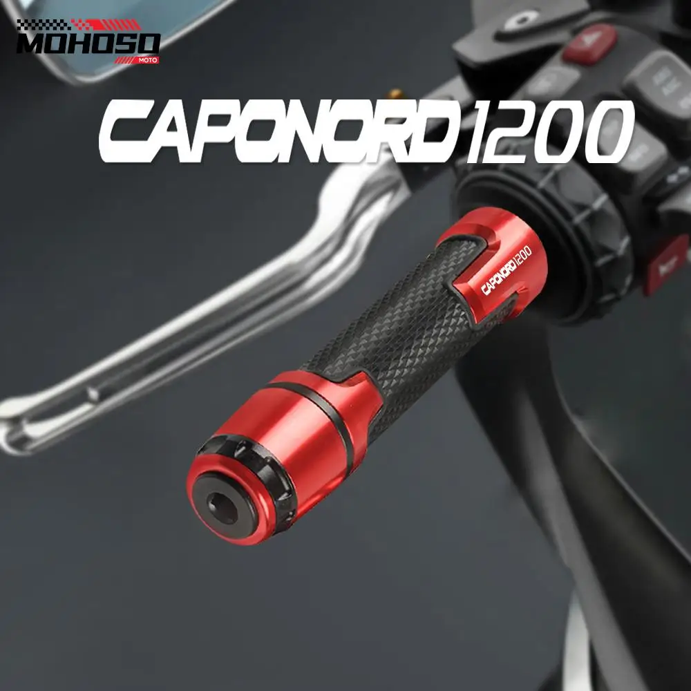 

For Aprilia CAPANORD1200 Rally CAPANORD 1200 2014 2015 2016 Motorcycle 7/8"22MM Handlebar Grips Handle Bar Cap Ends Accessories