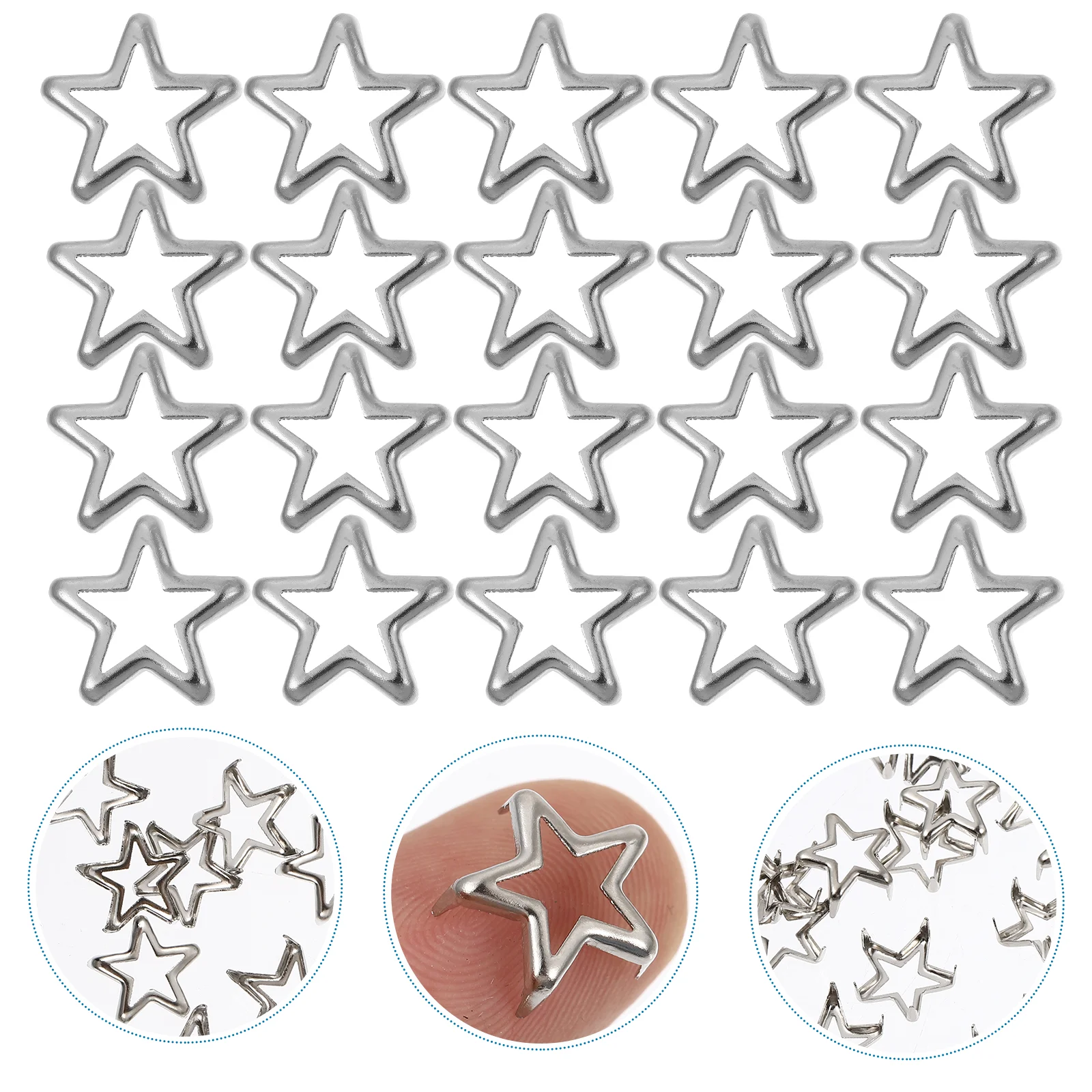 50 Pcs Five Claw Nail Decorative Rivet Studs Garment Rivets Clothing Handmade Shoe Manual