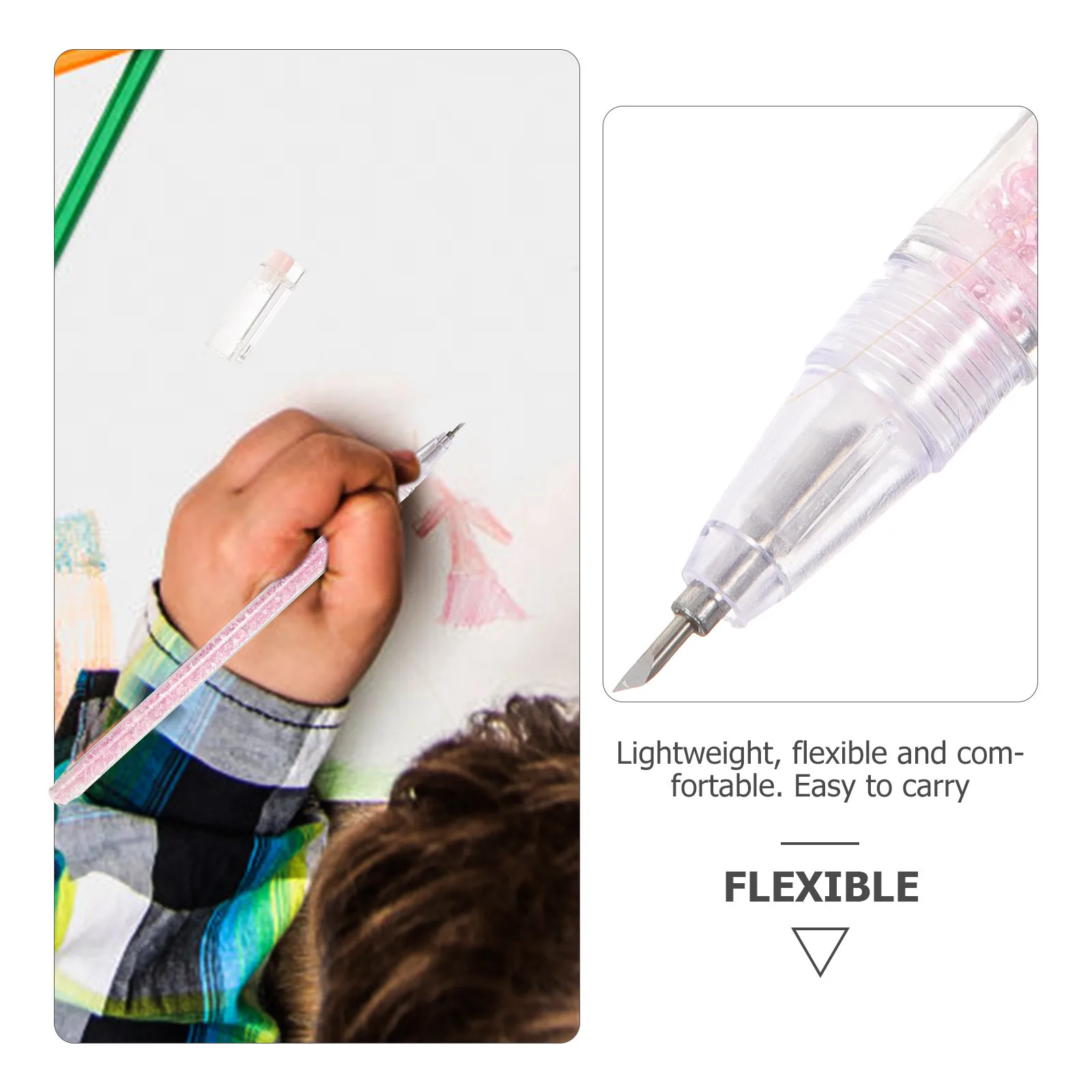 5pcs Pen Style Paper Cutter For Office Home School Use, Multi-Functional Cutting Pen For Envelopes Letters Craft Making, Office