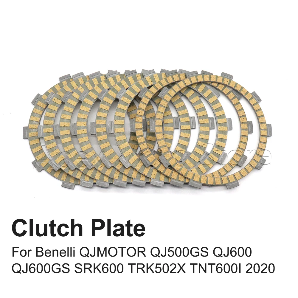 

Motorcycle Clutch Friction Disc Plate Kit For Benelli QJMOTOR QJ500GS QJ600 QJ600GS SRK600 TRK502X TNT600I 2020