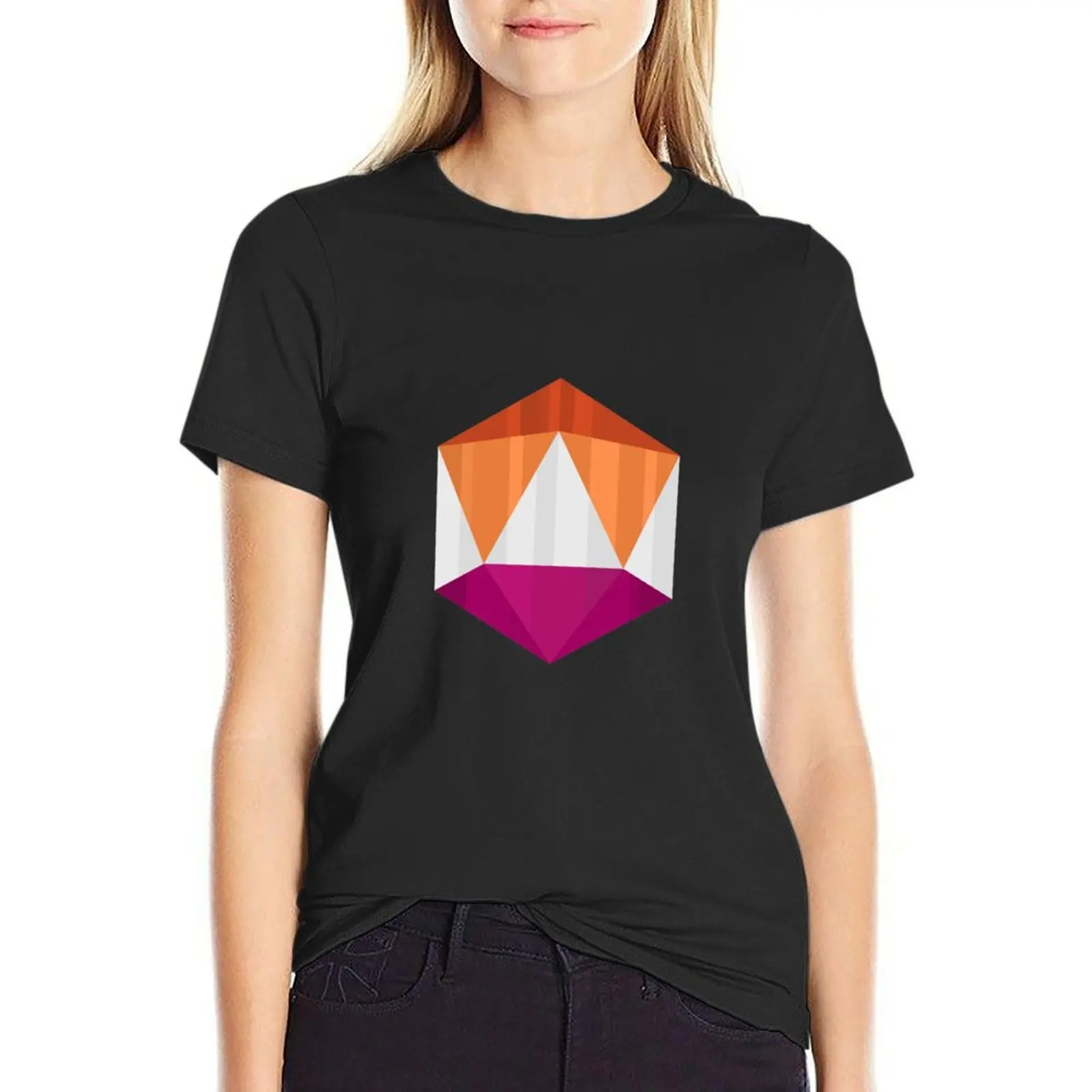 Life is Strange True Colors Steph Gingrich D20 Dice PRIDE lesbian LGBT flag 2 T-Shirt