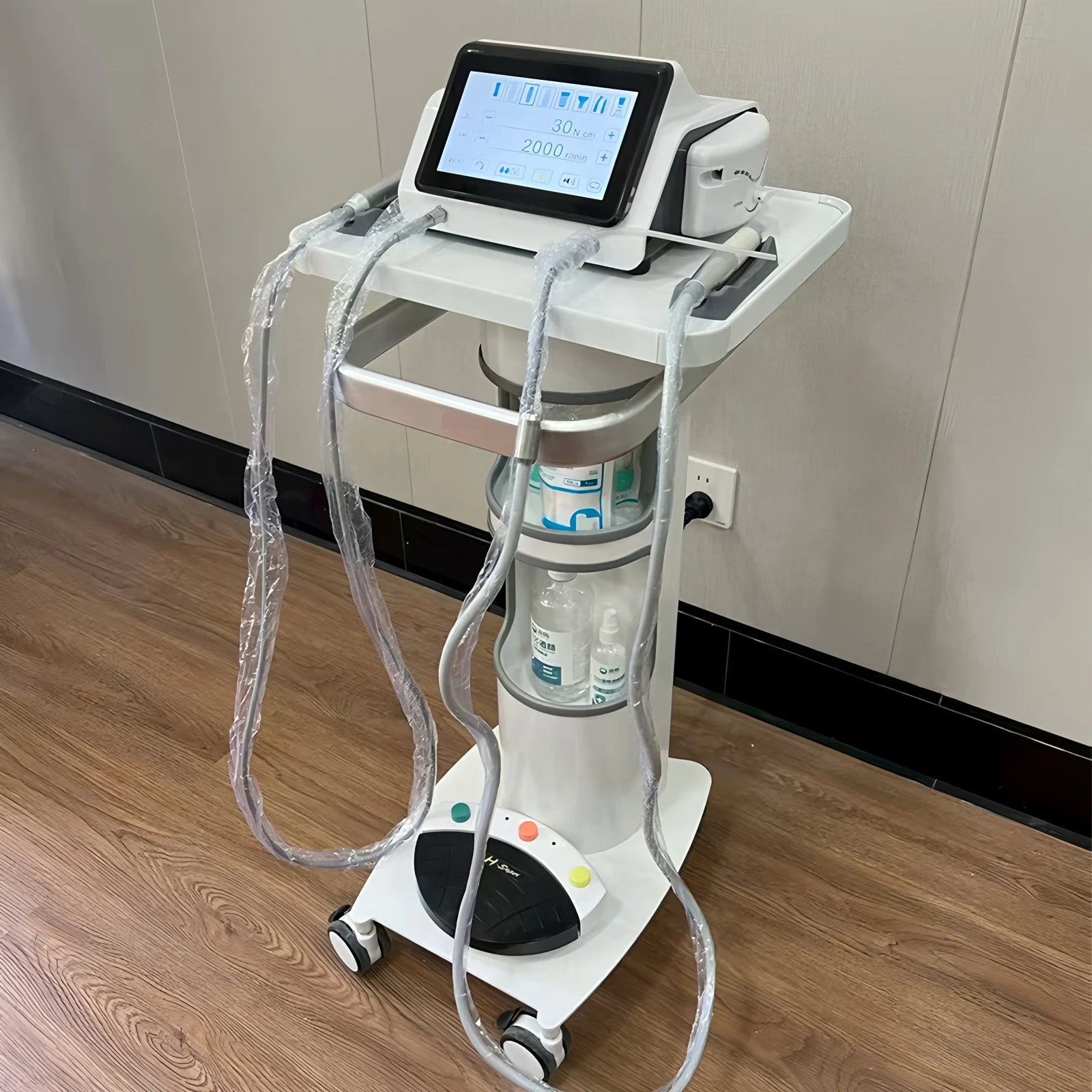 Medical Trolley Medical Workstation Dental Implant Cart Dental Mobile Table Cart Scaler Trolley