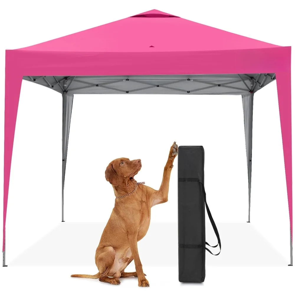 10x10 Pop Up Canopy Tent Instant Setup Waterproof UV Protection Portable Compact for Camping Beach Party Outdoor Event, Custom