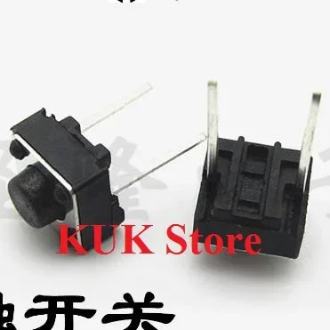 Original 6X6X4,3 MM 6*6*4,3 MM interruptor táctil momentáneo Pin medio 2 pines