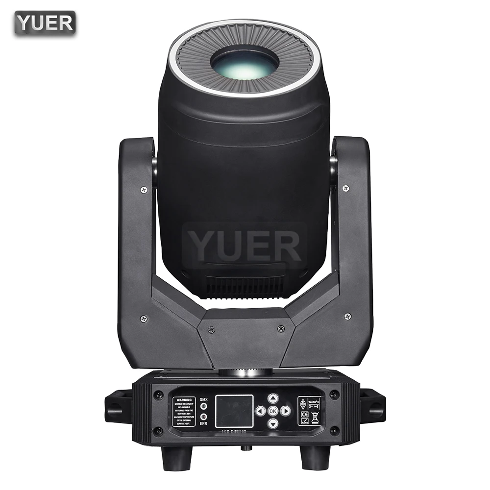 200W LED Moving Head Light Beam Spot Focus Atomization With Gobo 14 Pattern LED Ring High Brightness Stage Light Disco Nightclub